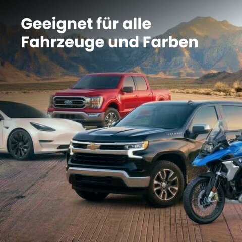 NanoPolix funktioniert auf allen Fahrzeugtypen und Lackfarben